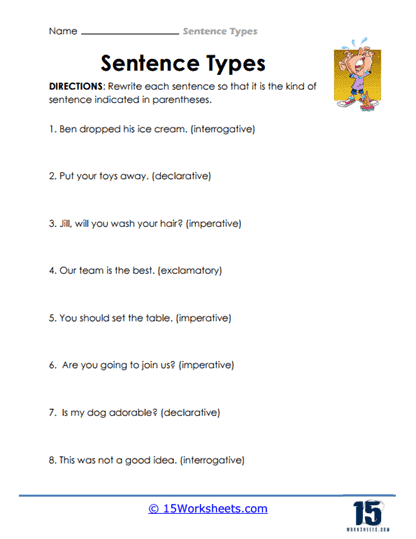 Sentence Types #6