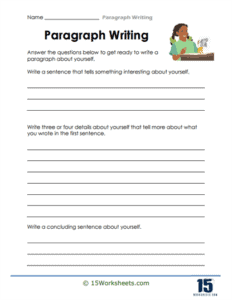 Paragraph Writing Worksheets - 15 Worksheets.com