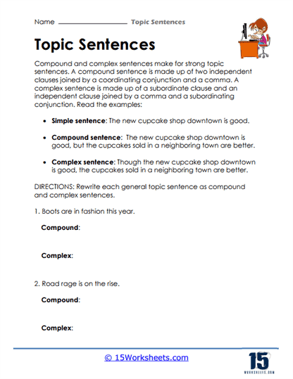 Topic Sentences #7