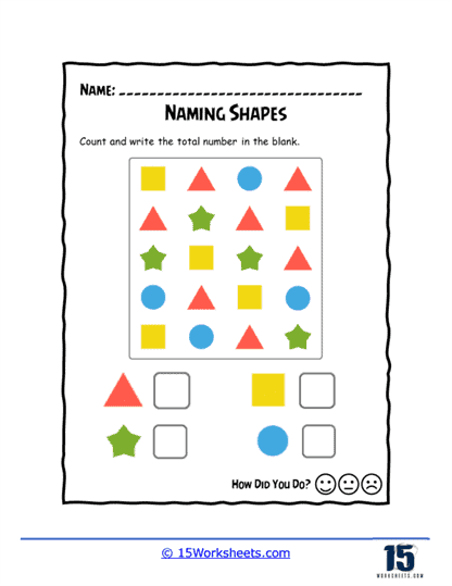 Name and Number Worksheet
