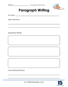 Paragraph Writing Worksheets - 15 Worksheets.com