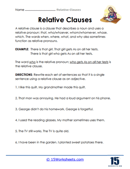 Relative Clauses #8