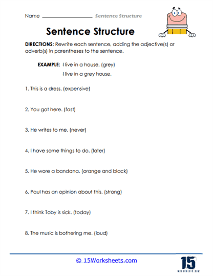 Sentence Structure #8