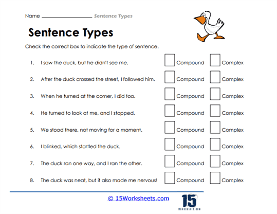 Sentence Types #8