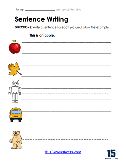 Sentence Writing #8