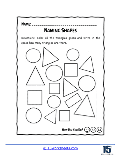 Naming Shapes Worksheets - 15 Worksheets.com