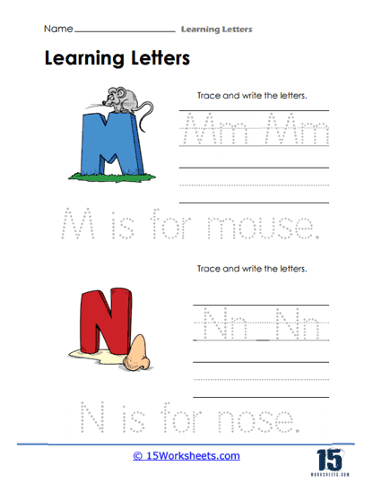 Mouse and Noses Worksheet
