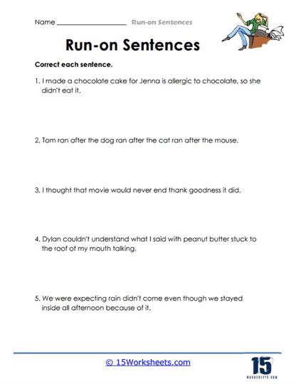 Run-on Sentences #9