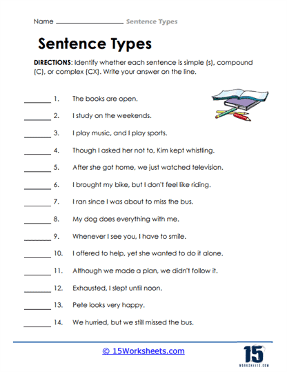 Sentence Types #9