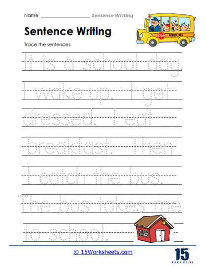 Sentence Writing #9