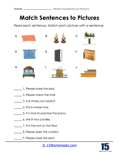 The Object of Sentences Worksheet