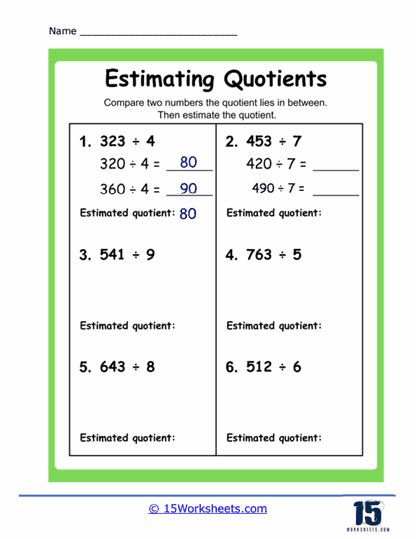 Estimated Quotient