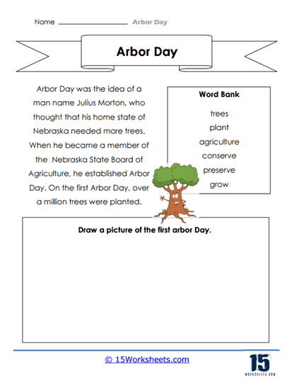 The First Arbor Day