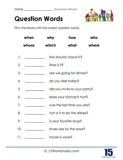 Question Words #11