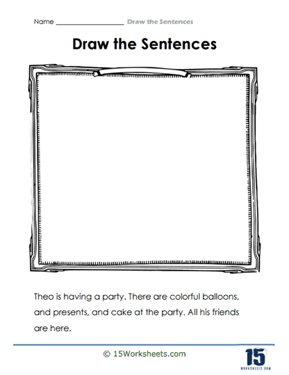Theo's Party Worksheet