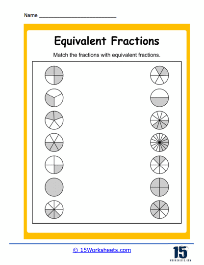equivalent fractions worksheet high school
