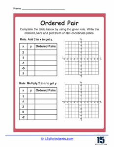 Ordered Pairs Worksheets - 15 Worksheets.com