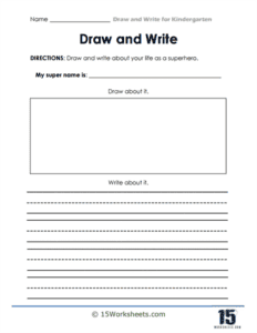 Draw and Write Worksheets - 15 Worksheets.com