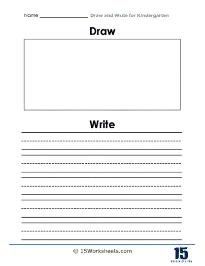 Draw Then Write Worksheet