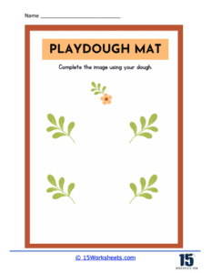 Printable Playdough Mats - 15 Worksheets.com