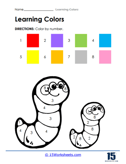 Wiggle Worms Design Worksheet
