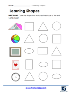 Learning Shapes Worksheets - 15 Worksheets.com