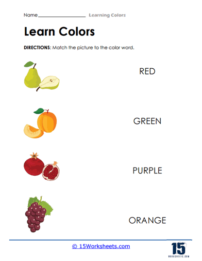 Learning colors for kids  Learn colors by coloring with red, orange, and  yellow pencils 