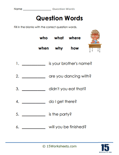Question Words #5