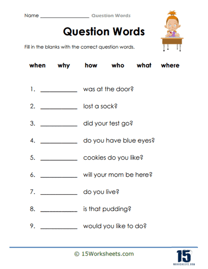 Question Words #6