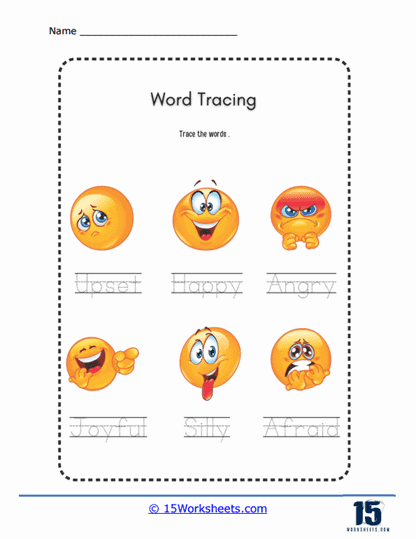 Emojis Worksheet