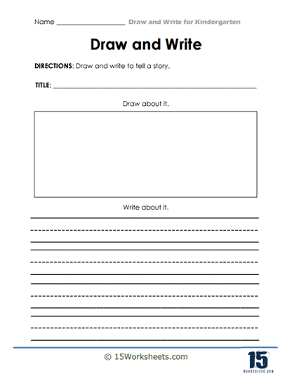 Tell a Story Worksheet