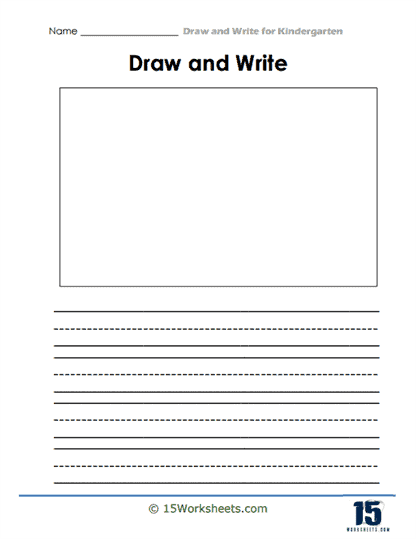 Draw * Write * Now Books - Kindergarten Kindergarten