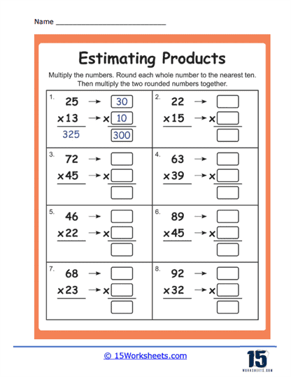 Estimation Worksheets (Addition and Subtraction)