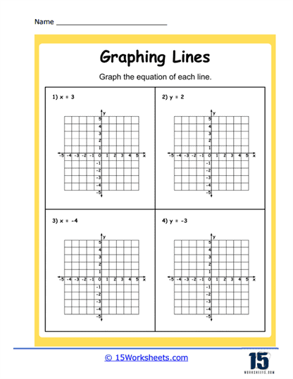 Simple Lines Worksheet