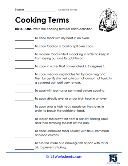 Cooking Terms #1