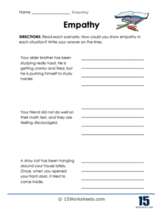Empathy Worksheets 15 Worksheets com