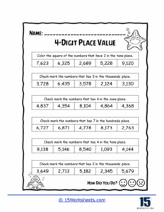 4-Digit Place Value Worksheets - 15 Worksheets.com