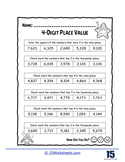 Pick the Right Value Worksheet