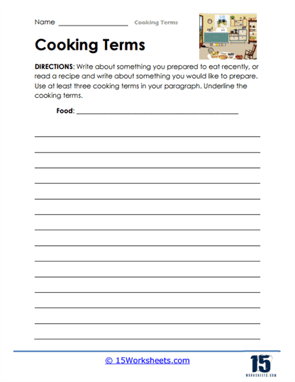 Cooking Terms #15