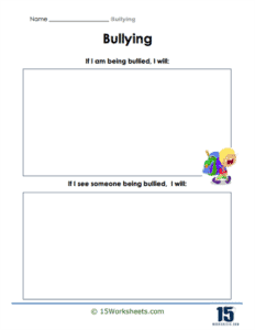 Bullying Worksheets - 15 Worksheets.com