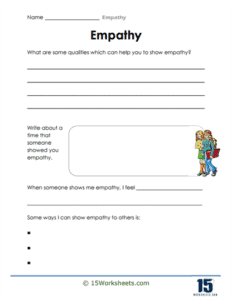 Empathy Worksheets 15 Worksheets com