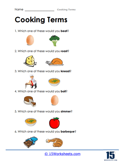 Cooking Terms #4