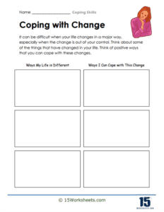 Coping Skills Worksheets - 15 Worksheets.com