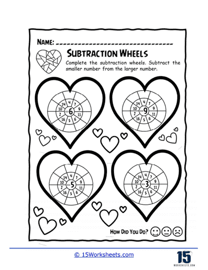 Hearts About Worksheet