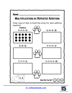 Multiplication As Repeated Addition Worksheets - 15 Worksheets.com