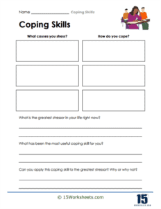 Coping Skills Worksheets - 15 Worksheets.com