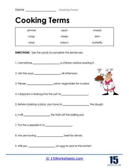 Cooking Terms #7