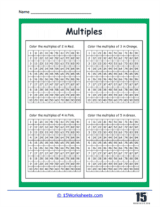 Multiples Worksheets - 15 Worksheets.com