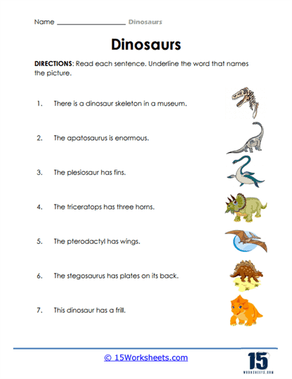 Species of Dinosaurs