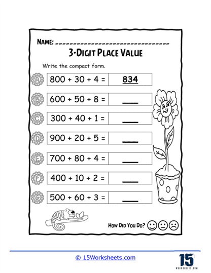 Compact Form Worksheet